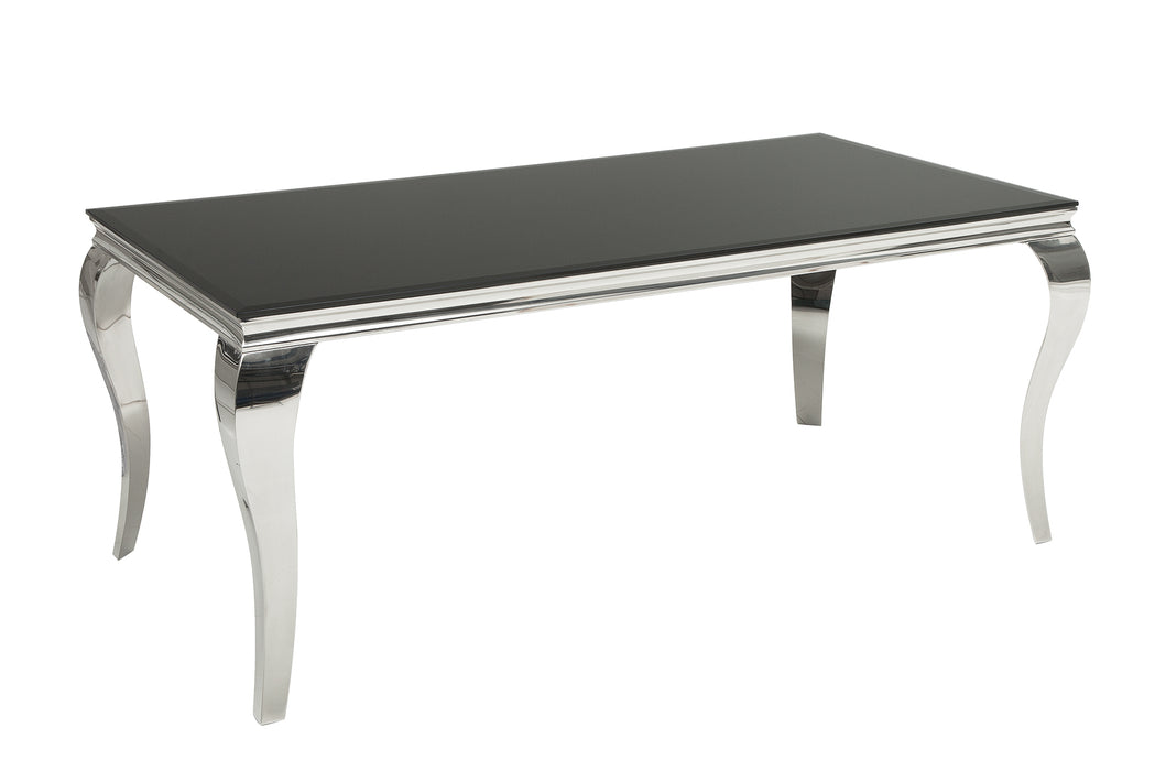 Esstisch Barock 180cm schwarz