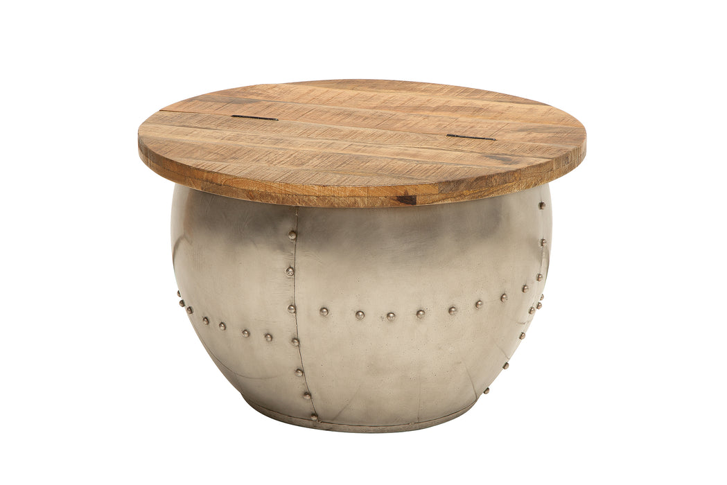 Couchtisch Barrel Stash natur