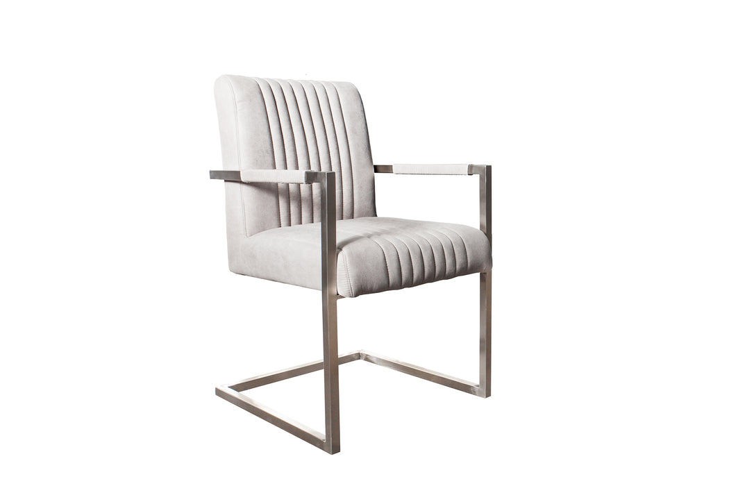 Freischwinger Grand Hudson Stone Grau Arml.