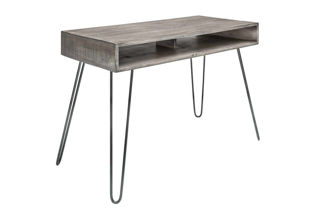 Schreibtisch Val Ferret 100cm grau Mango