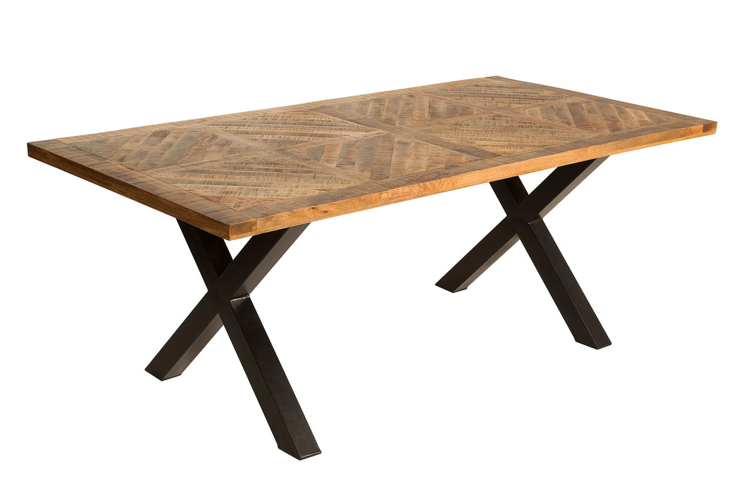 Esstisch Blüten 160cm Natur Mango