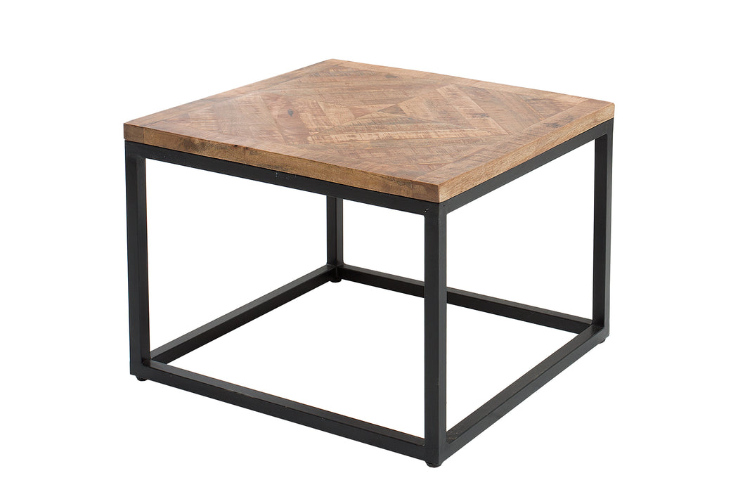 Beistelltisch Blüten 60cm natur Mango