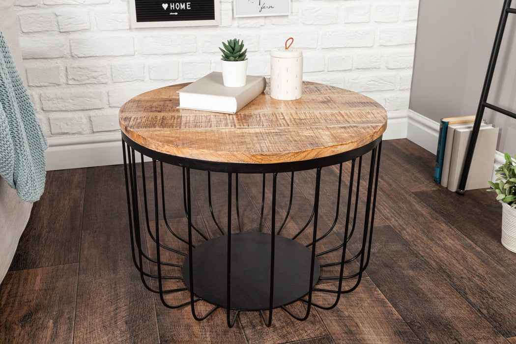 Couchtisch Industrial Suite 56cm Mango natur