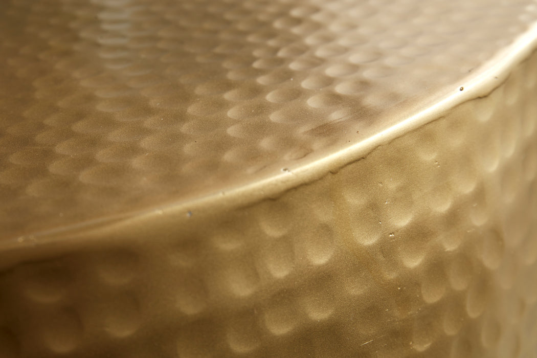Couchtisch Eastward III 60cm gold mit Patina