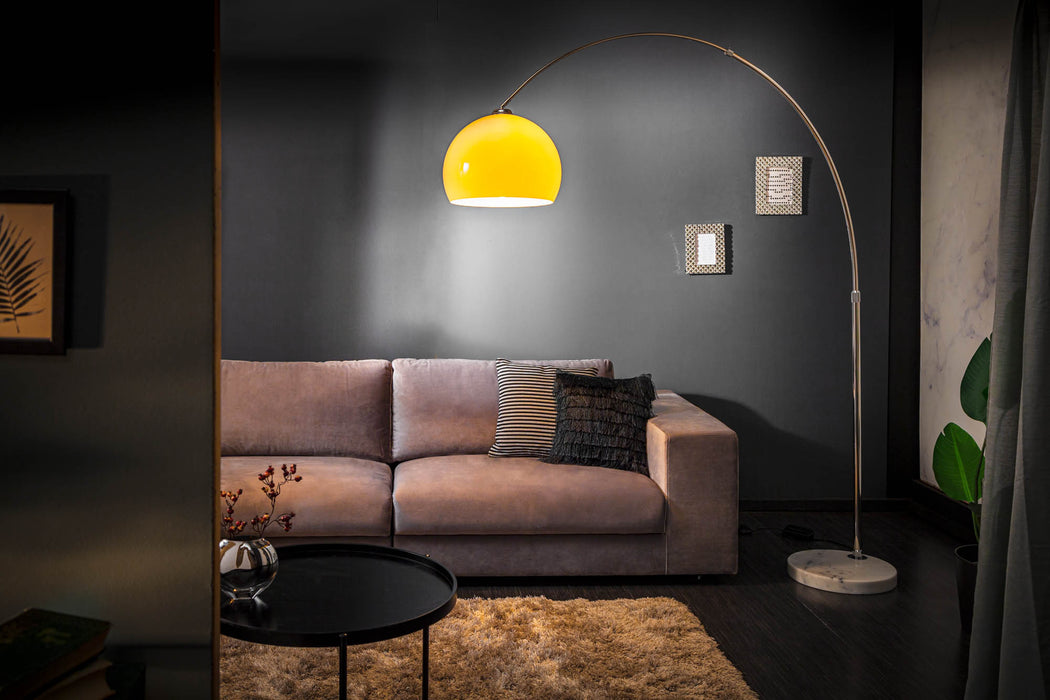 Stehleuchte Moon orange 175-205cm