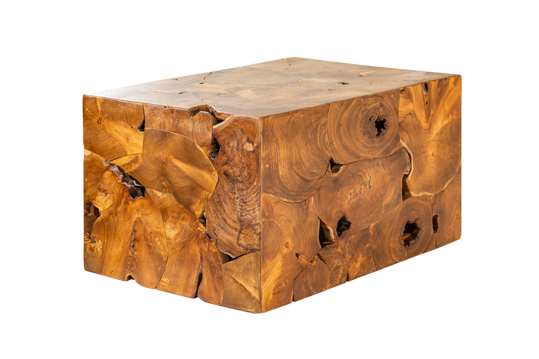 Couchtisch Block 90cm Teak