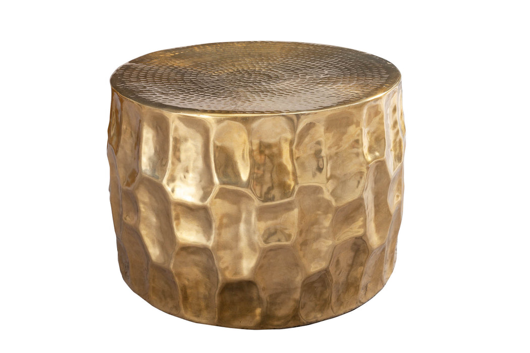 Couchtisch Natural Orient 53cm Aluminium gold