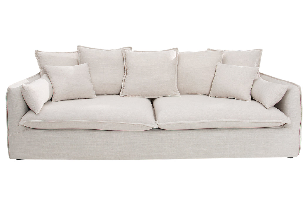 Sofa Clouds 200cm Leinen Natur