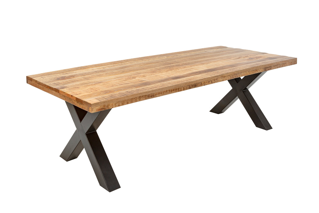 Esstisch Blacksmith 200cm Mango Natur 70mm