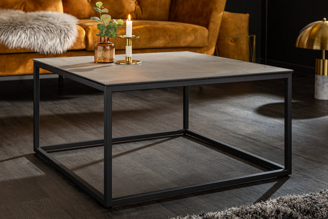 Couchtisch Fusion 75cm Beton-Optik Keramik