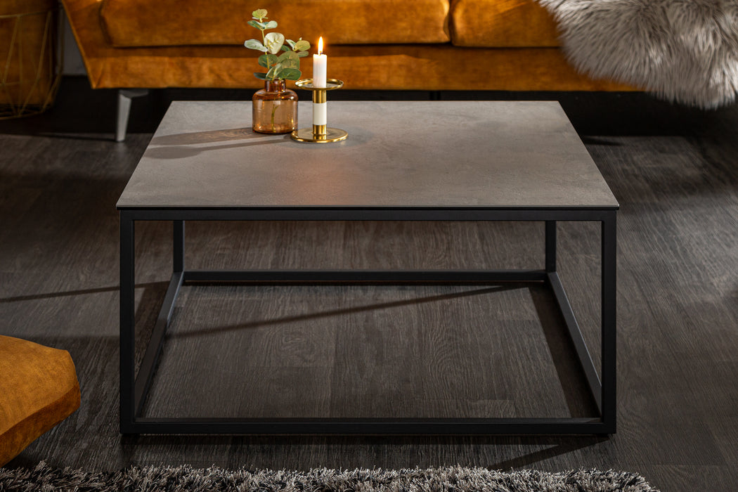Couchtisch Fusion 75cm Beton-Optik Keramik