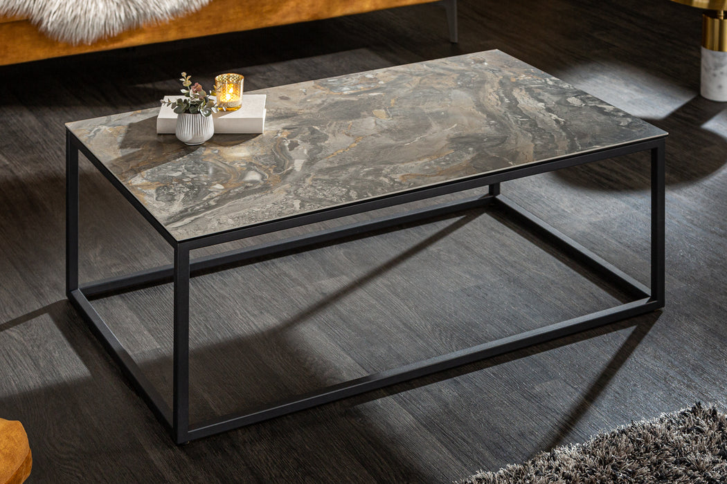 Couchtisch Fusion 100cm Marmor-Optik Keramik