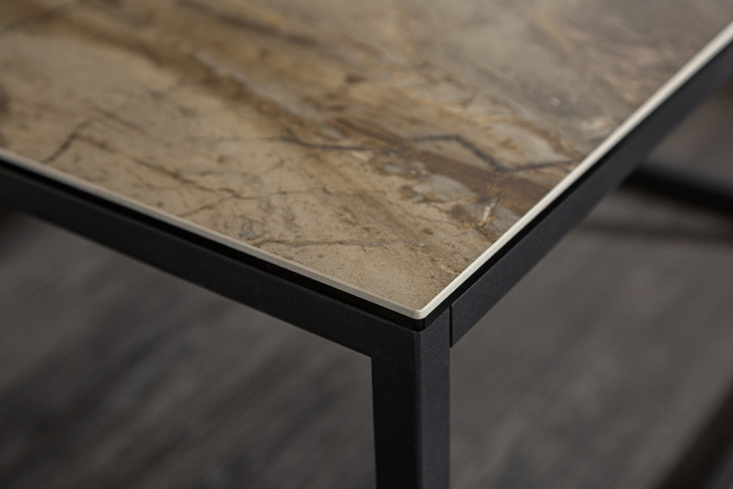 Couchtisch Fusion 100cm Marmor-Optik Keramik