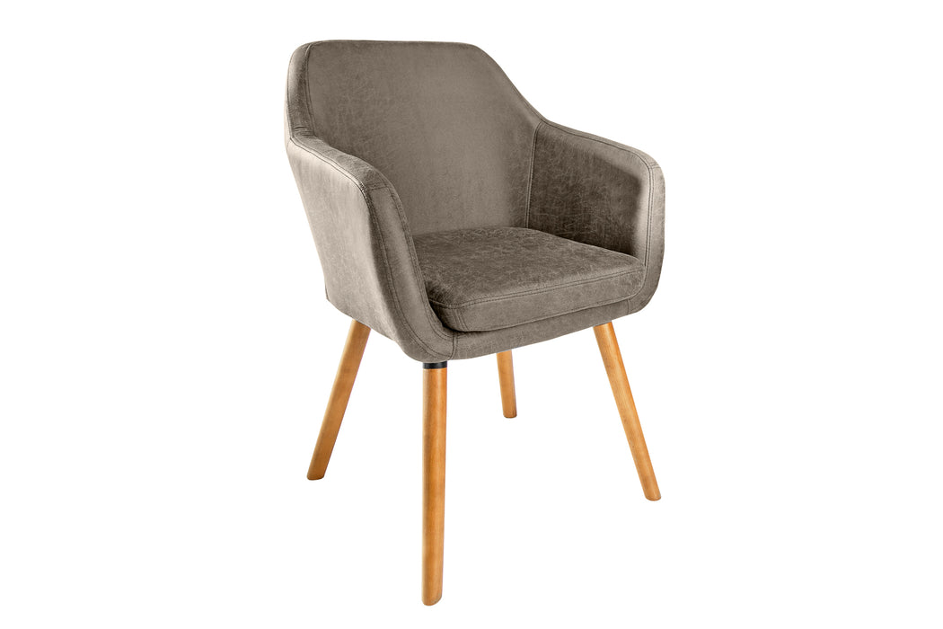 Stuhl Elite Microfaser vintage taupe
