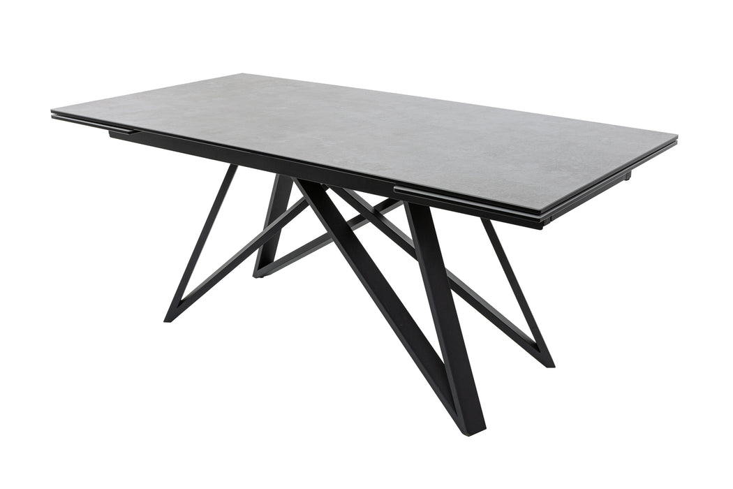 Esstisch Globe 180-220-260cm Beton-Optik Keramik