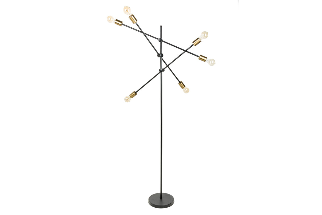 Stehleuchte Variant schwarz gold