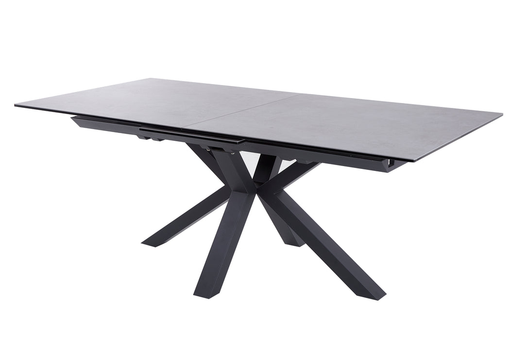 Esstisch Infinity 180-225cm Keramik Beton-Optik