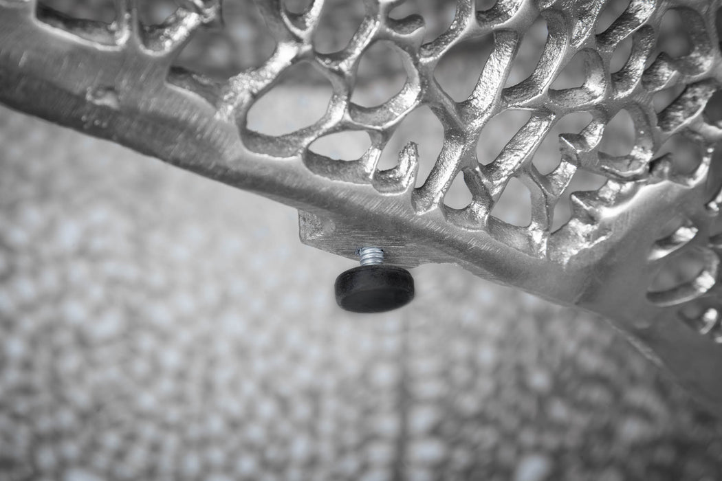 Couchtisch Petal 120cm silber