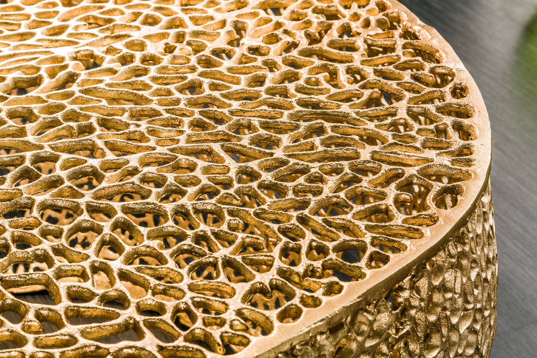 Couchtisch Petal 80cm gold