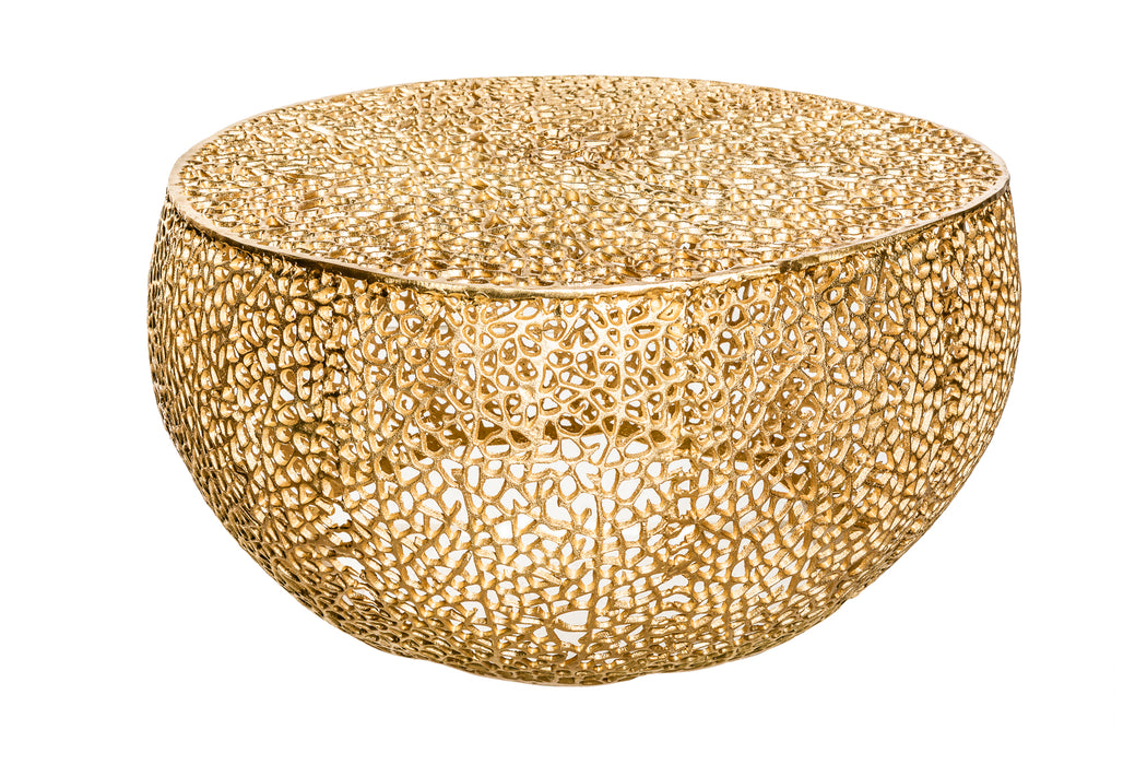Couchtisch Petal 80cm gold