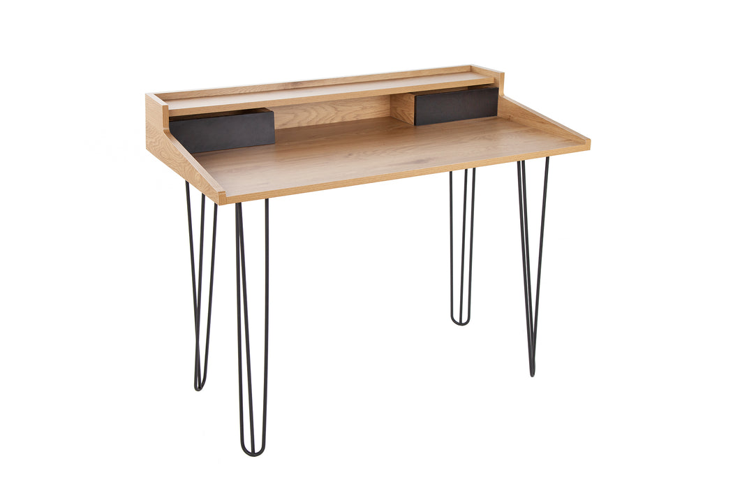 Schreibtisch Cam Set 110cm Eichen-Optik