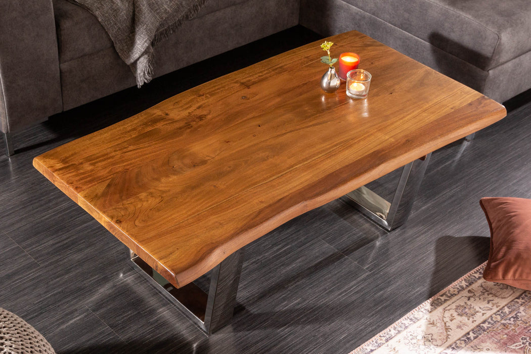 Couchtisch Engelberg 110cm Akazie honey 40mm