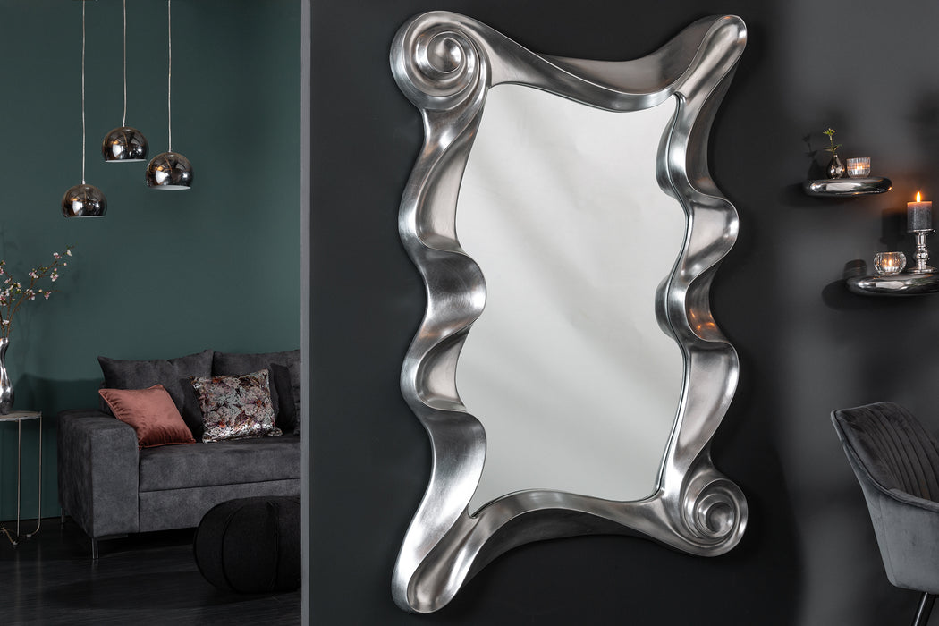 Wandspiegel Wunderland 160cm Silber