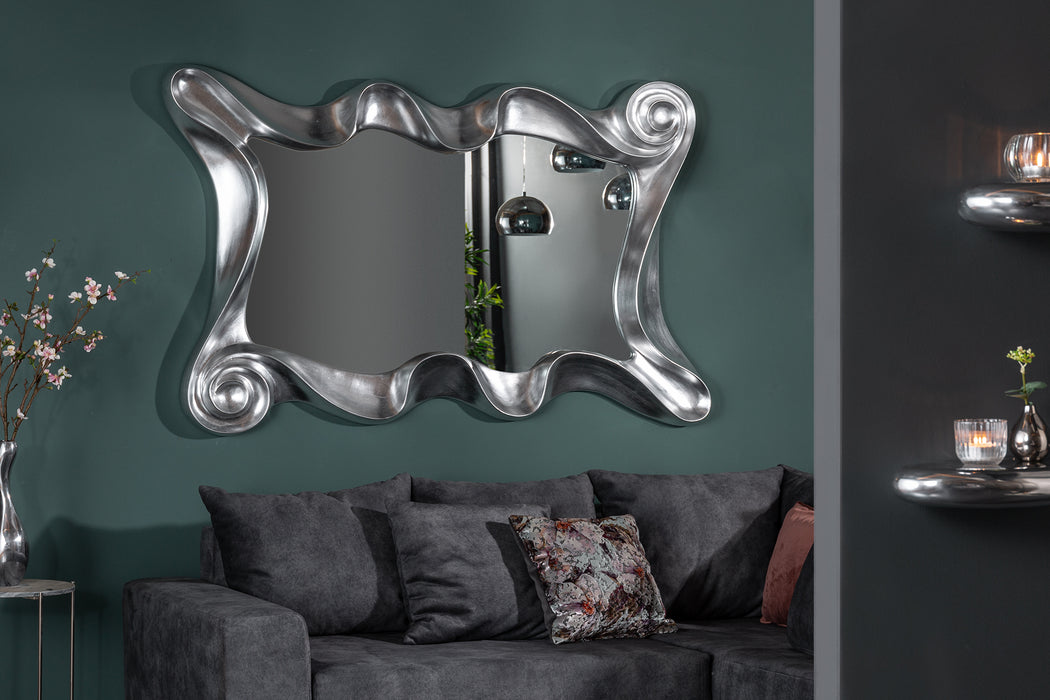 Wandspiegel Wunderland 160cm Silber