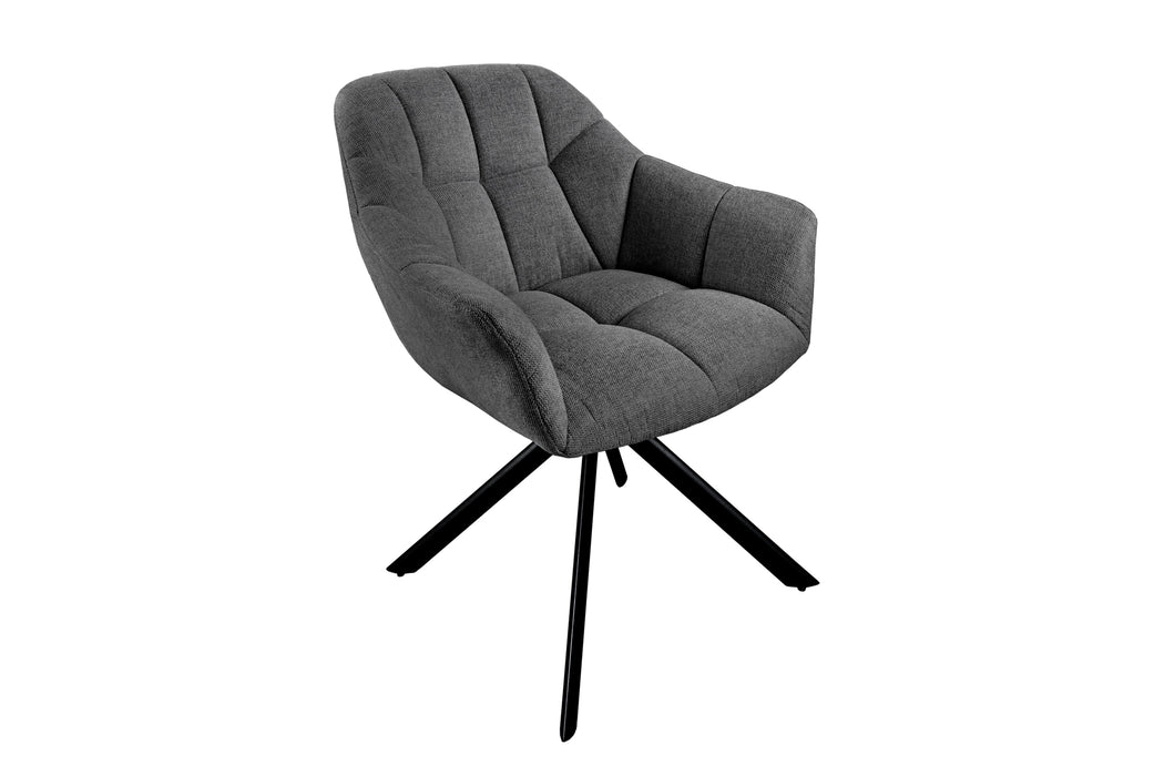 Stuhl Monarch anthrazit drehbar