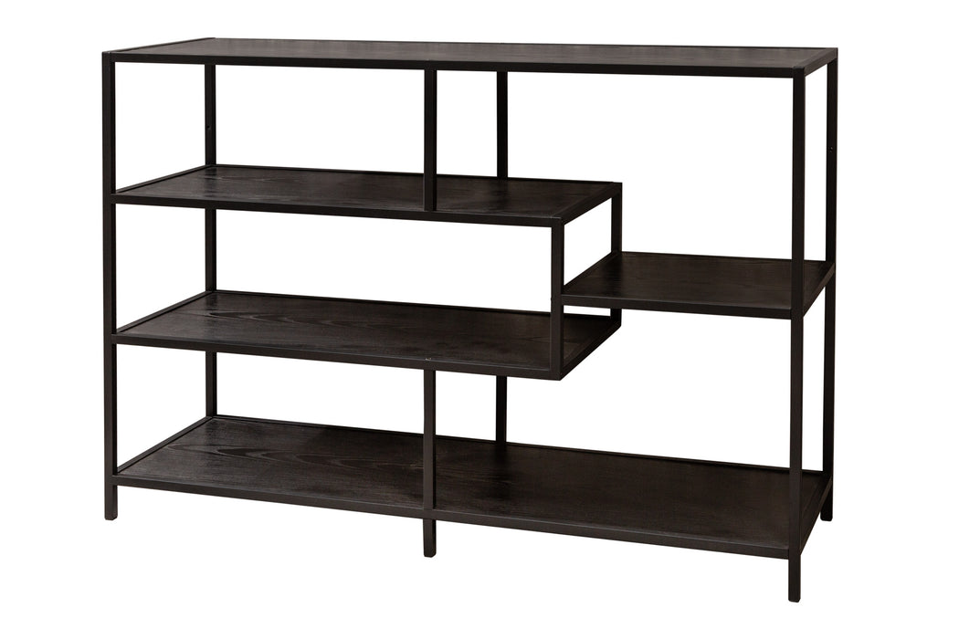 Regal Sleek Line 115x80cm Esche schwarz