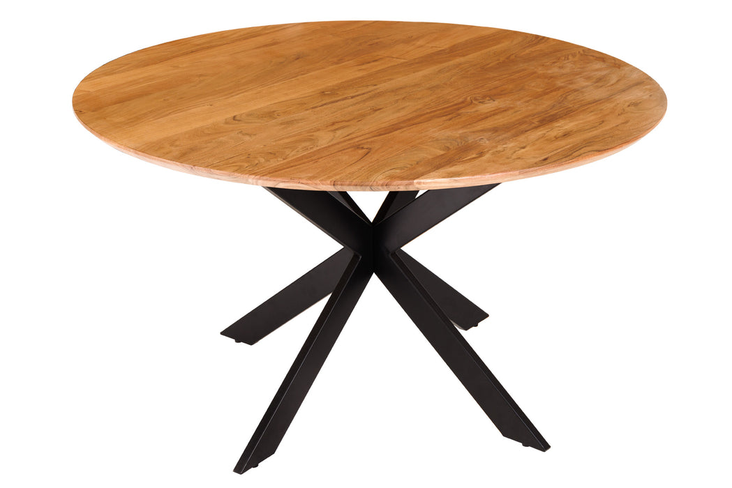 Esstisch Cosmos 130cm Akazie Rund 25mm