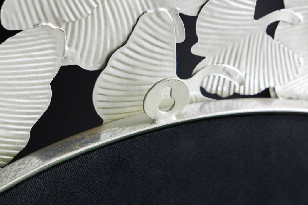 Spiegel Coral Leafs 95cm Gold Silber