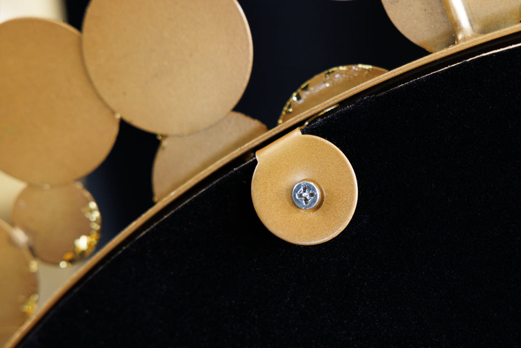 Spiegel Coins 80cm Antik Gold