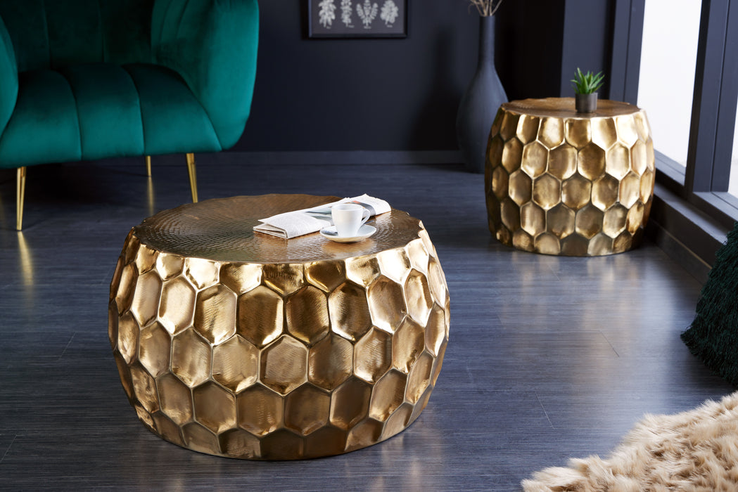 Couchtisch Natural Eastward 70cm gold