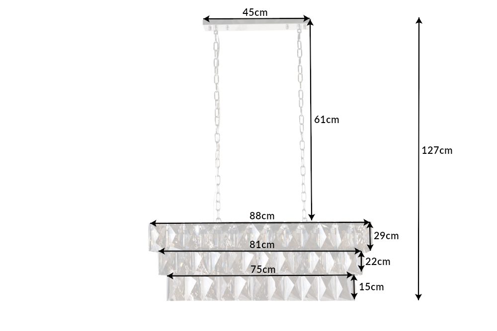 Hängeleuchte Crystal