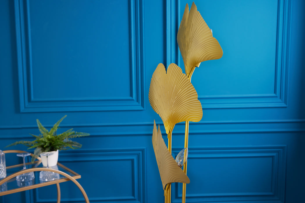 Stehleuchte Coral 160cm gold