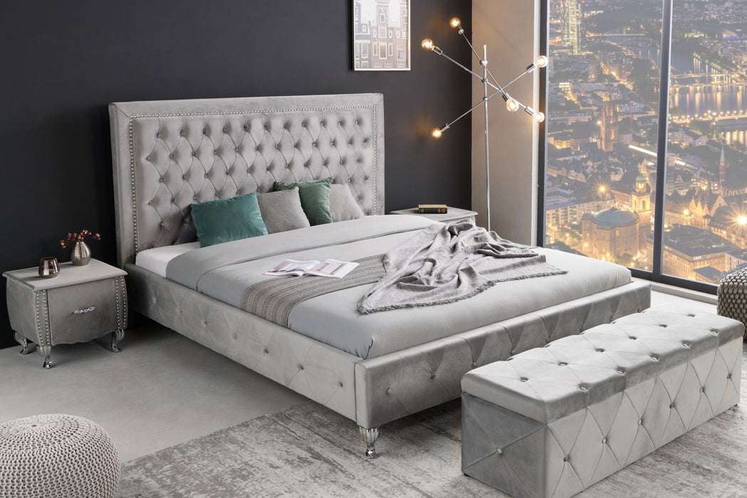 Bett Fantastica 180x200cm silbergrau