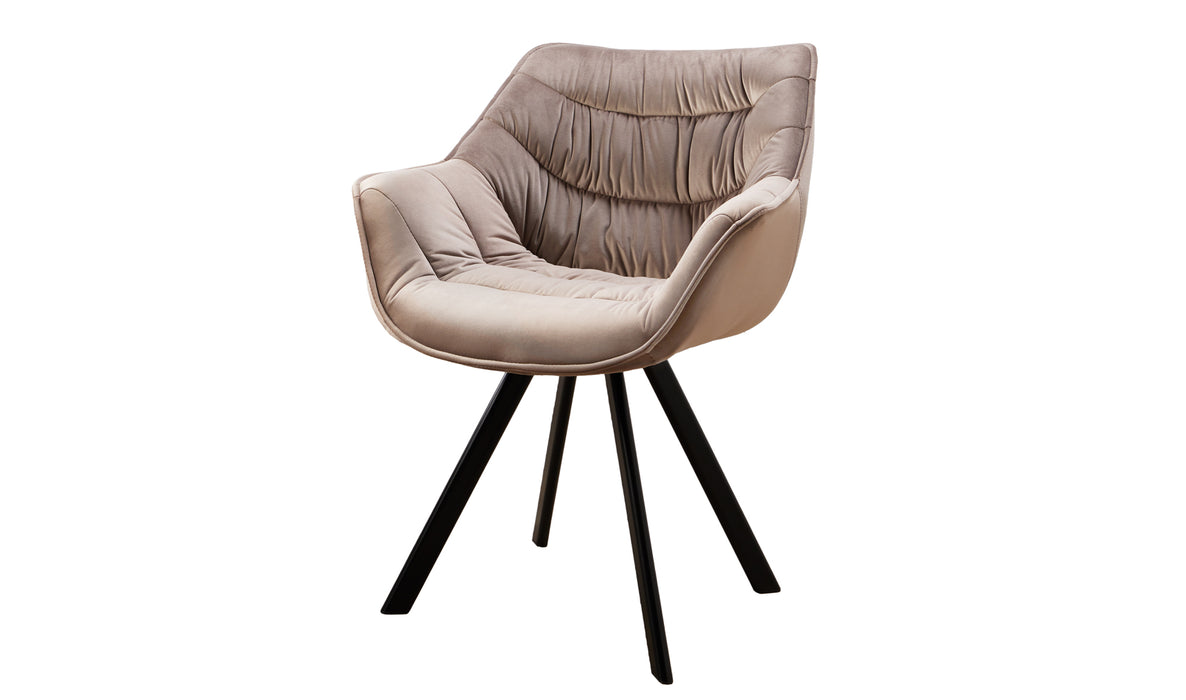 Stuhl The Nordic Comfort Samt greige