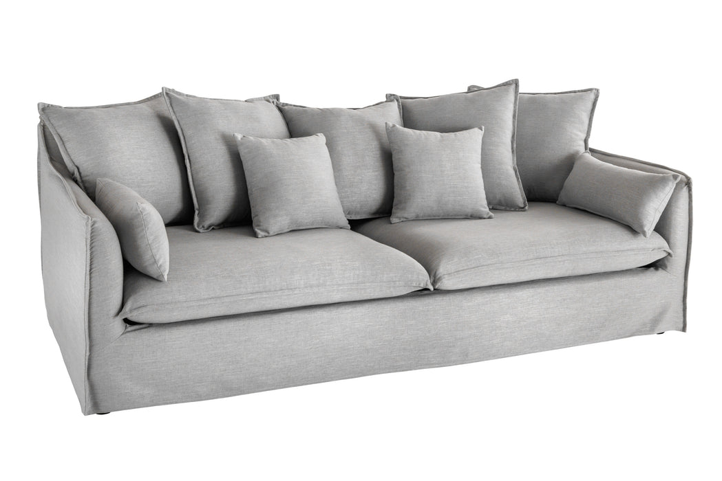 Sofa Clouds 200cm Leinen Grau