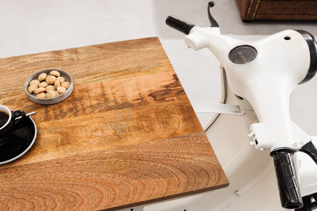 Barschrank Vespa 250cm Mangoholz weiß