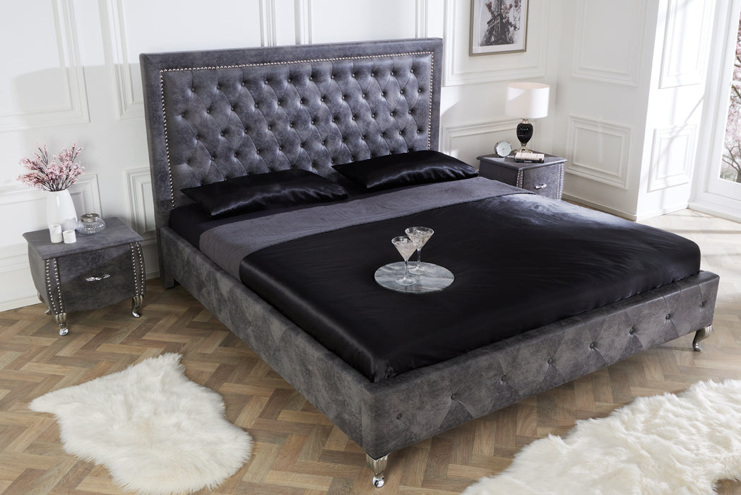 Bett Fantastica 180x200cm antik grau