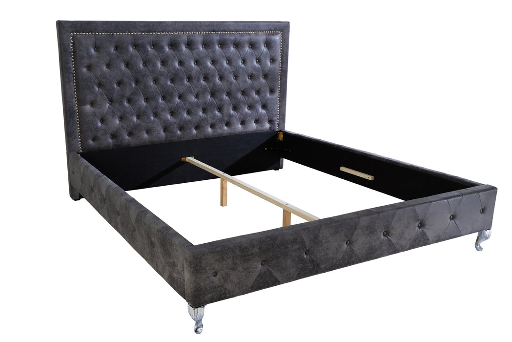 Bett Fantastica 180x200cm antik grau