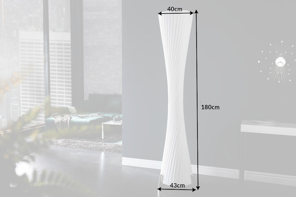 Stehleuchte New York 180cm weiss