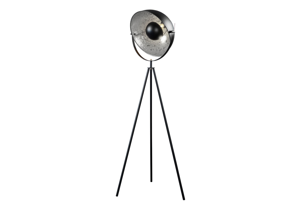 Stehleuchte Cam Set 145cm schwarz silber