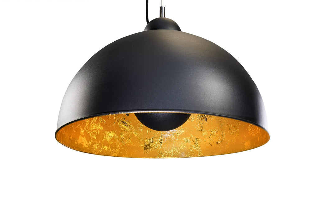 Hängeleuchte Cam Set - schwarz gold