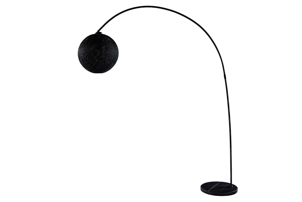 Stehleuchte Cocon 205cm schwarz