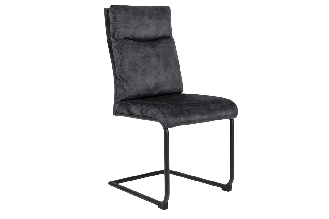 Freischwinger Ease grau Samt