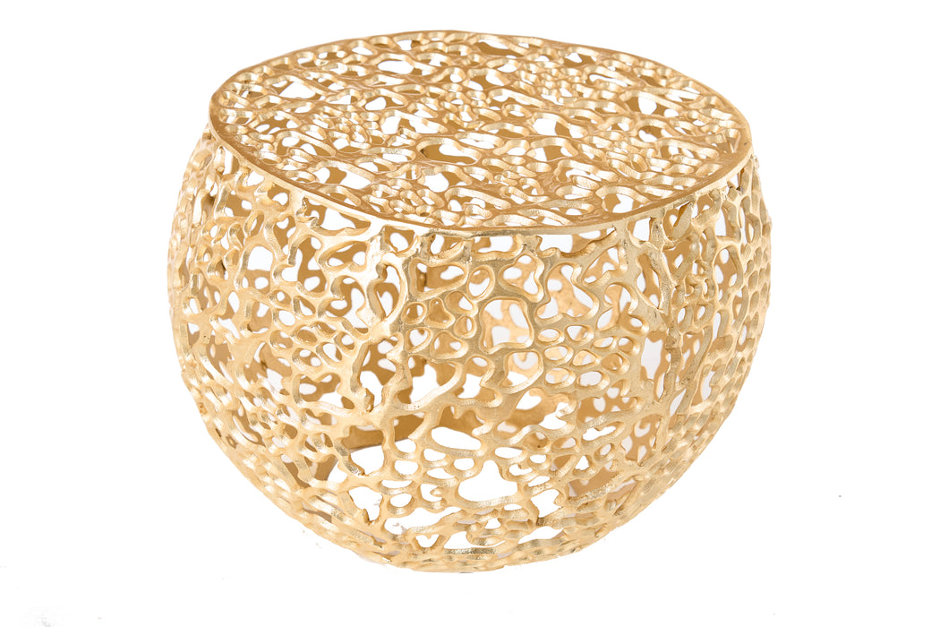 Couchtisch Petal 55cm gold