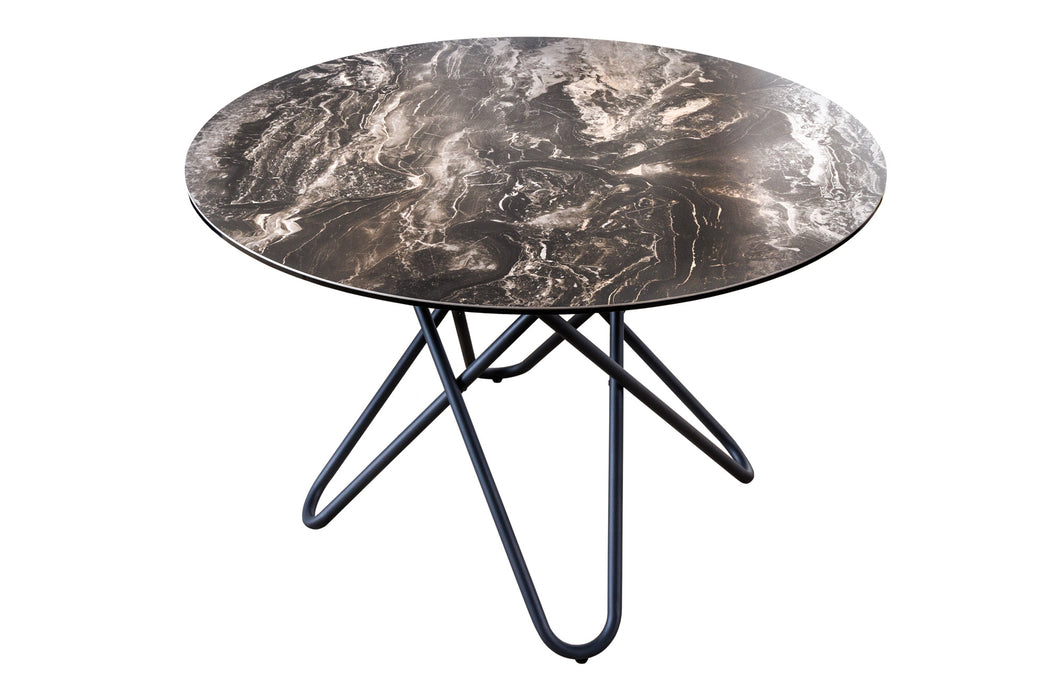 Esstisch Orbital 120cm Naturstein Keramik