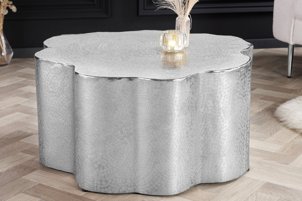 Couchtisch Natural Eastward 70cm silber
